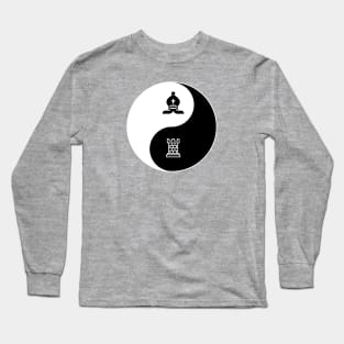 Bishop-Rook Yin Yang Long Sleeve T-Shirt